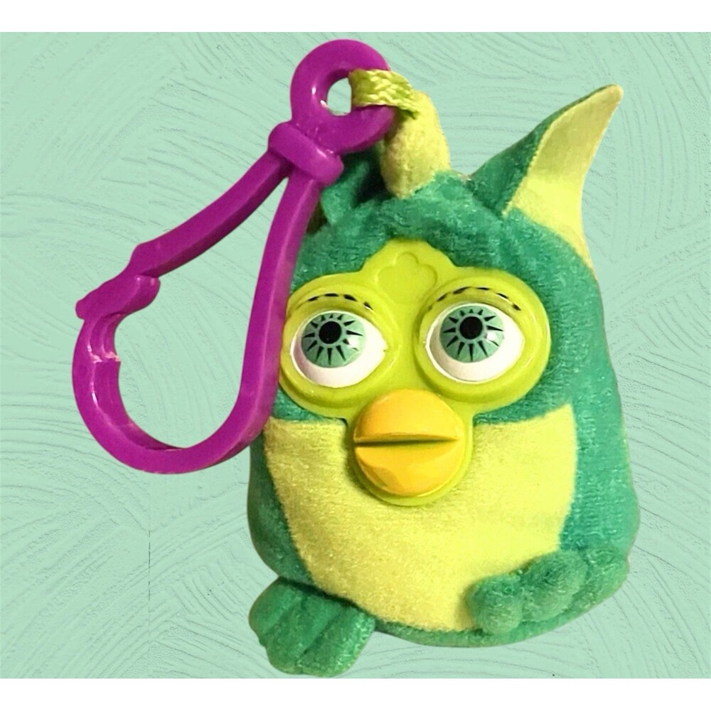 DINOSAUR FURBY Soft Plush Toy Collectible Hasbro McDonald’s #11 NEW 2000